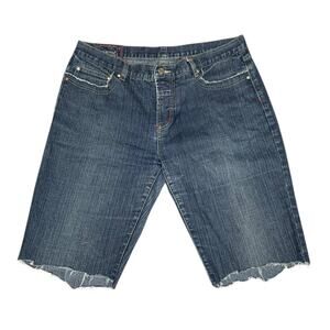 Vintage Marithe Francois Girbaud Distressed Jean Shorts